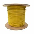 Swe-Tech 3C 2 Strand Indoor Distribution Fiber Optic Cable, OS2 9/125 Singlemode, Corning, Yellow, 1000ft FWT10F2-002NH